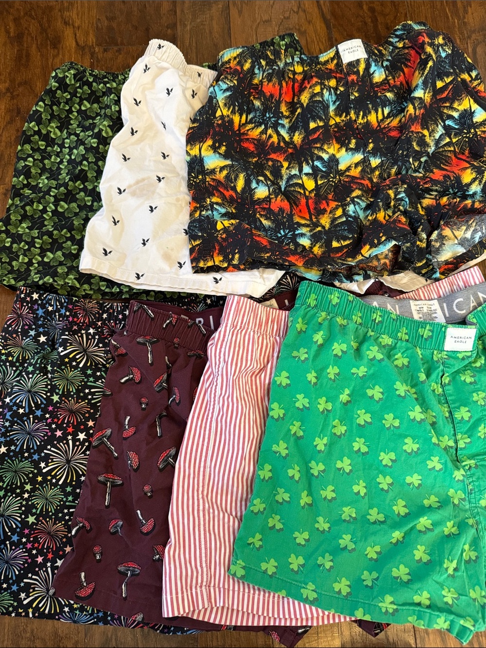 Lot of 7 pairs- American Eagle Boxers